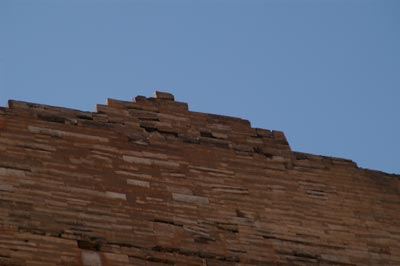 The top of the pyramid