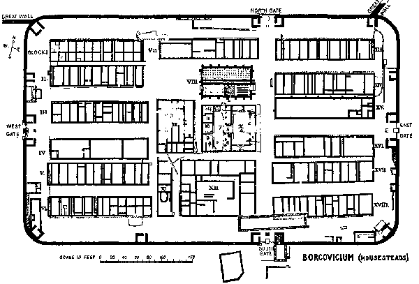 Scotland: Roman Sites: Housesteads Fort