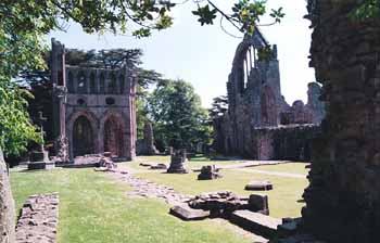 The ruined churchyard