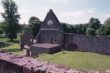 Buildings around the cloister walk