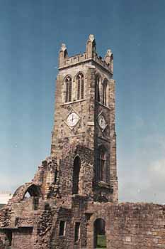 The churchtower at Kilwinning