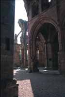 Another stone archway inside the church