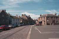 The main street and square of Melrose