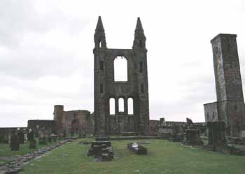 St. Andrews cathedral from inside