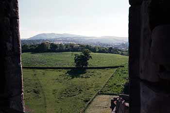 The view from Mary's chamber