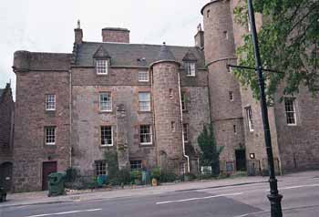 The residence wing has it's own stair tower