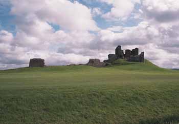 Duffus from the outer moat