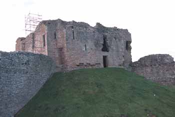 The main tower from the inner courtyard