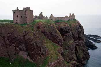 The castle from the opposite cliff