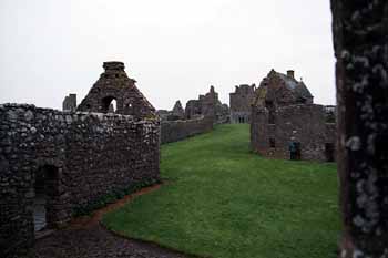 The living quarters and outbuildings