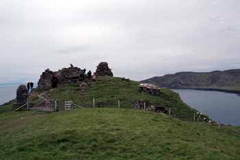 The scattered remains of Duntulm