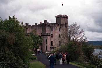 The grey walls of Dunvegan, home of the Clan Macleod