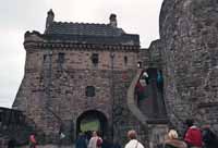 The massive gatehouse