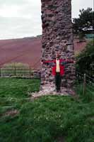 Mark spanning a wall