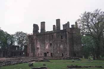 The towerhouse from the rear grounds