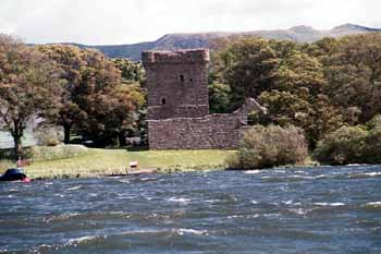 The tiny island in Loch Leven