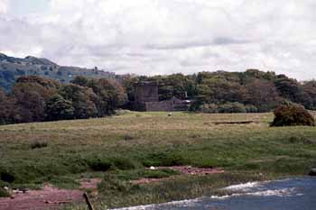 The castle on a much larger island