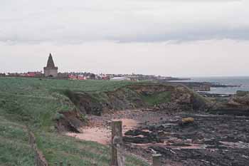 The view up the coast to St. Monans