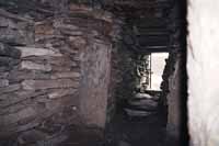 Inside a cairn