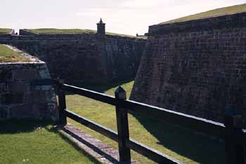 EArthen walls at Ft. George