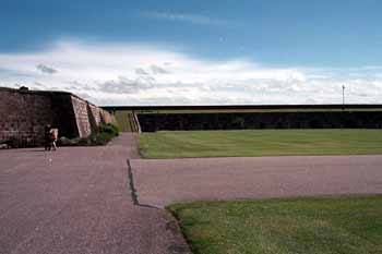 Parade ground at Ft. George