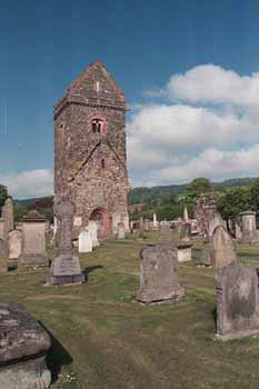 Ruined kirk near Peebles