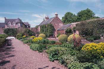 The walkways at Priorwood gardens