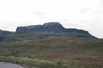 First view of the Quirang on Skye