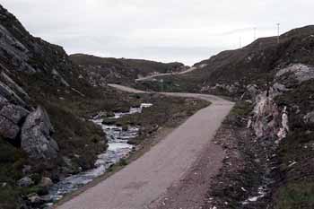 a two-way road in the highlands